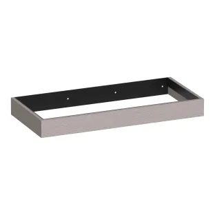 Brauer Amaze wastafelonderkast met geintegreerde ophangbeugel - 100x46x10 cm - MFC - Timber Greige