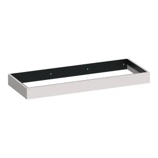Brauer Amaze wastafelonderkast met geintegreerde ophangbeugel - 120x46x10 cm - MDF gelakt - Mat Zand