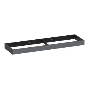Brauer Amaze wastafelonderkast met geintegreerde ophangbeugel - 160x46x10 cm - MFC - Timber Grey
