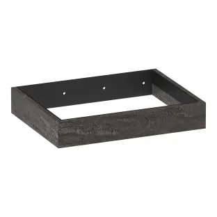 Brauer Amaze wastafelonderkast met geintegreerde ophangbeugel - 60x46x10 cm - MFC - Damascus