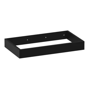 Brauer Amaze wastafelonderkast met geintegreerde ophangbeugel - 80x46x10 cm - MDF gelakt - Mat Zwart