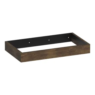 Brauer Amaze wastafelonderkast met geintegreerde ophangbeugel - 80x46x10 cm - MFC - Grove