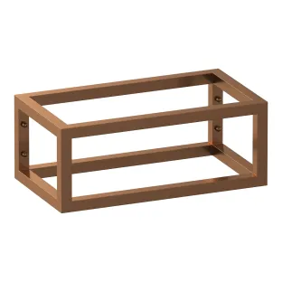 Brauer Beleive fonteinframe - 40x21.5x15.5 cm - met handdoekrek - Geborsteld - Koper