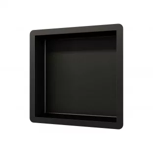 Brauer Black Edition Inbouwnis - 30x30cm - mat zwart