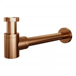 Brauer Copper Edition Design sifon - Compact - Geborsteld koper PVD