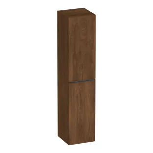 Brauer Elevate hoge kast excl. opleggreep - 160x35x35 cm - 2 deuren links- of rechtsdraaiend - MFC - Forest Cacao
