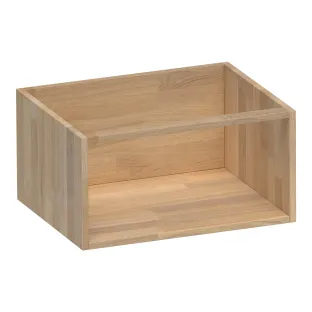 Brauer Flourish bijkast met 1 opbergvak - 60x46x30 cm - Vingerlas eiken grijs