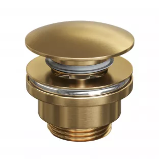 Brauer Gold Edition Klikbare Plug - Geborsteld goud PVD
