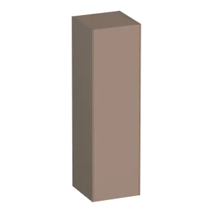 Brauer Inspire halfhoge kast - 120x35x35 cm - 1 deur rechtsdraaiend - greeploos - MDF gelakt - Mat mokka