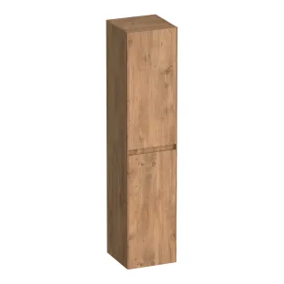 Brauer Inspire hoge kast - 160x35x35 cm - 2 deuren links- of rechtsdraaiend - greeploos - MFC - Chateau