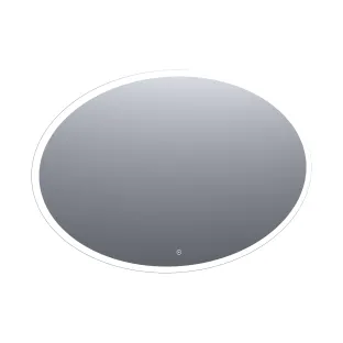 Brauer Jade spiegel excl. spiegel verwarming - 120x80 cm - Ovaal - Directe LED verlichting - touch-bediening