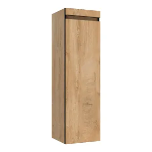Brauer Joy Edge halfhoge kast - 120x35x35 cm - 1 deur rechtsdraaiend - greeploos - MFC - Forest Tan