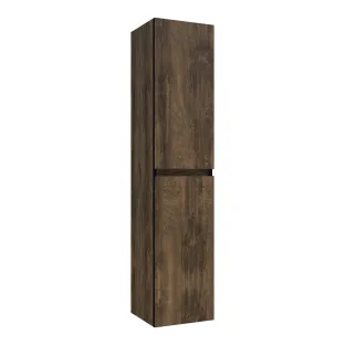Brauer Joy Edge hoge kast - 160x35x35 cm - 2 deuren links- of rechtsdraaiend - greeploos - MFC - Grove