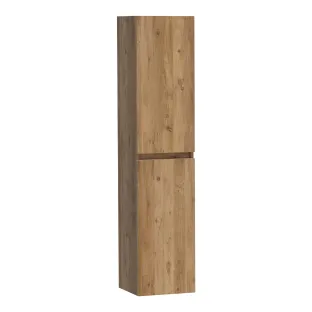 Brauer Joy hoge kast - 160x35x35 cm - 2 deuren links- of rechtsdraaiend - greeploos - MFC - Chateau