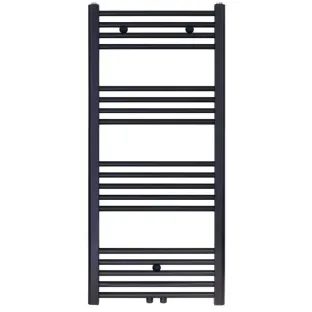 Handdoekradiator YDAY Zero - 120x50 cm - Geborsteld mat zwart