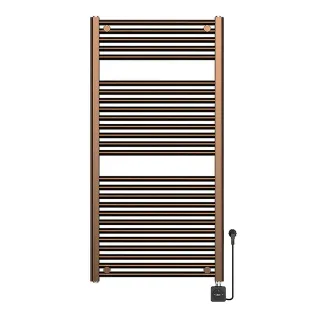 Elara elektrische radiator - Smart WiFi - 118.5x60 cm - 700 W - Geborsteld brons koper PVD