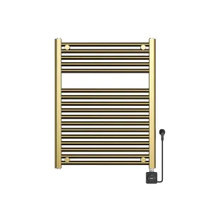 Elara elektrische radiator - Smart WiFi - 76.6x60 cm - 400 W - Geborsteld messing PVD