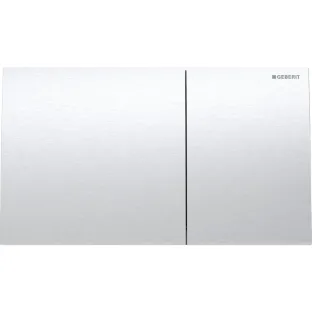 Geberit Sigma 70 bedieningsplaat - 2-toets frontbediening - 25x14.6 cm - RVS