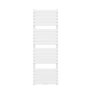 Handdoek radiator YDAY Flat - 180x60 cm - Wit - Midden aansluiting 