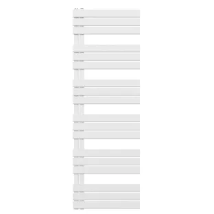 Handdoek radiator YDAY Halv - 180x60 cm - Wit - Aansluiting links