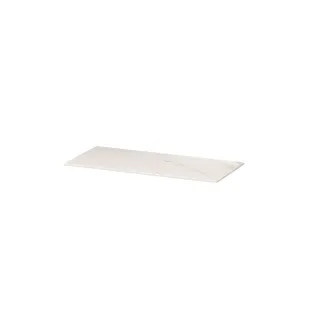 INK Afdekplaat 45 van keramische slab zonder uitsparing - 100x45x1 cm - Calacatta mat