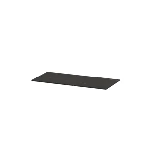 INK Afdekplaat 45 van keramische slab zonder uitsparing - 100x45x1 cm - Lauren black mat