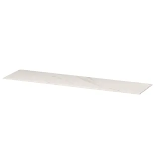 INK Afdekplaat 45 van keramische slab zonder uitsparing - 180x45x1 cm - Calacatta mat