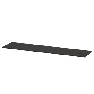 INK Afdekplaat 45 van keramische slab zonder uitsparing - 180x45x1 cm - Lauren black mat