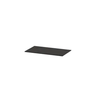 INK Afdekplaat 45 van keramische slab zonder uitsparing - 80x45x1 cm - Lauren black mat