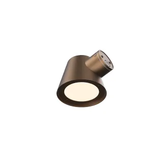 INK LED 008 Wandlamp - LED 3000K + 4000K Lamp - Geborsteld mat koper