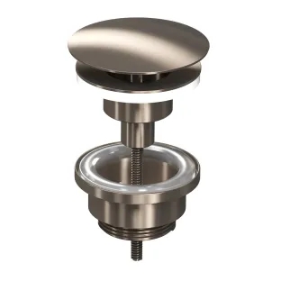 INK Niet-Afsluitbare Plug Messing - Brushed nickel