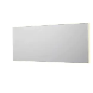 INK SP32 spiegel - rechthoek in stalen kader - dimbare indirecte LED met sensorschakelaar - verwarming - warm en koud licht - 180x4x80 cm - Mat wit