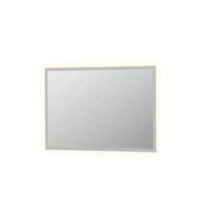 INK SP7 spiegel - LED verlichting rondom - dimbare sensorschakelaar - warm en koud licht - gematteerde rand - 120x3x80 cm - Zilver