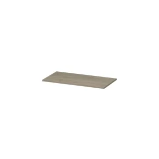 INK Topdeck 40 Afdekplaat t.b.v onderkast hout decor - 80x40x1.6 cm - Greige eiken