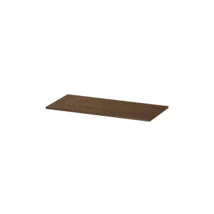 INK Topdeck 45 Afdekplaat onderkast - 100x45x1.6 cm - Massief eiken chocolate