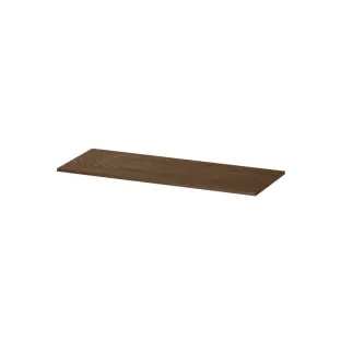 INK Topdeck 45 Afdekplaat onderkast - 120x45x1.6 cm - Massief eiken chocolate