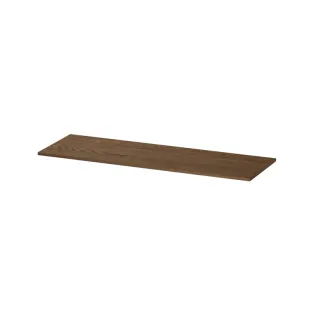 INK Topdeck 45 Afdekplaat onderkast - 140x45x1.6 cm - Massief eiken chocolate