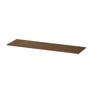 INK Topdeck 45 Afdekplaat onderkast - 160x45x1.6 cm - Massief eiken chocolate