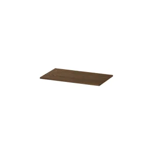 INK Topdeck 45 Afdekplaat onderkast - 80x45x1.6 cm - Massief eiken chocolate