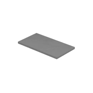 INK Topdeck XS wastafelbald tbv onderkast - keramische slab - 40x22x1.2 cm - Armani grey mat