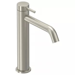 IVY Bond wastafelmengkraan - M model - Geborsteld nickel PVD - Opbouw - coldstart