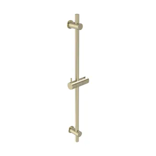 MAY Glijstang 70 cm met houder - Geborsteld mat goud PVD