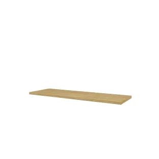 Proline Top afdekplaat decor - 140x46x3.2 cm - Ideal oak