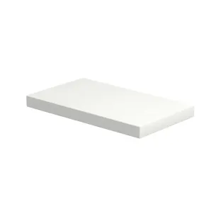 Proline Top Fontein afdekplaat - 40x23x3.2 cm - Mat wit