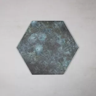 Tilorex Maggio - Vloer- en Wandtegel Hexagon Mat groen - 32x36.8 cm - Keramiek - 9 mm dik