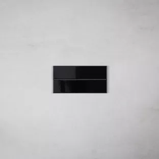 Tilorex Monza - Wandtegel Glans zwart - 5x20 cm - Keramiek - 8 mm dik