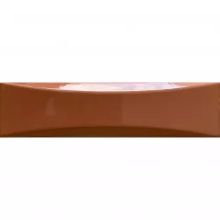 Tilorex Siena - Wandtegel Glans oranje - 5x20 cm - Keramiek - 14 mm dik