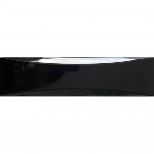 Tilorex Siena - Wandtegel Glans zwart - 5x20 cm - Keramiek - 14 mm dik