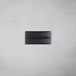 Tilorex Siena - Wandtegel Mat zwart - 5x20 cm - Keramiek - 14 mm dik