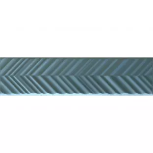 Tilorex Siena - Wandtegel pijlen Mat blauw - 5x20 cm - Keramiek - 9 mm dik